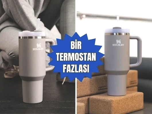 Yanan arabadan sağ çıkan o termos: Stanley Quencher