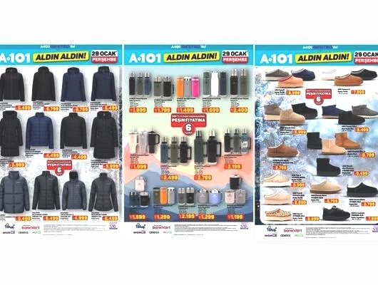 A101'e Columbia mont çeşitleri geliyor!