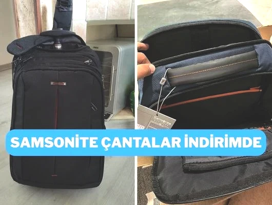 Kaliteli ve işlevsel: SAMSONITE sırt çantalarında indirim başladı