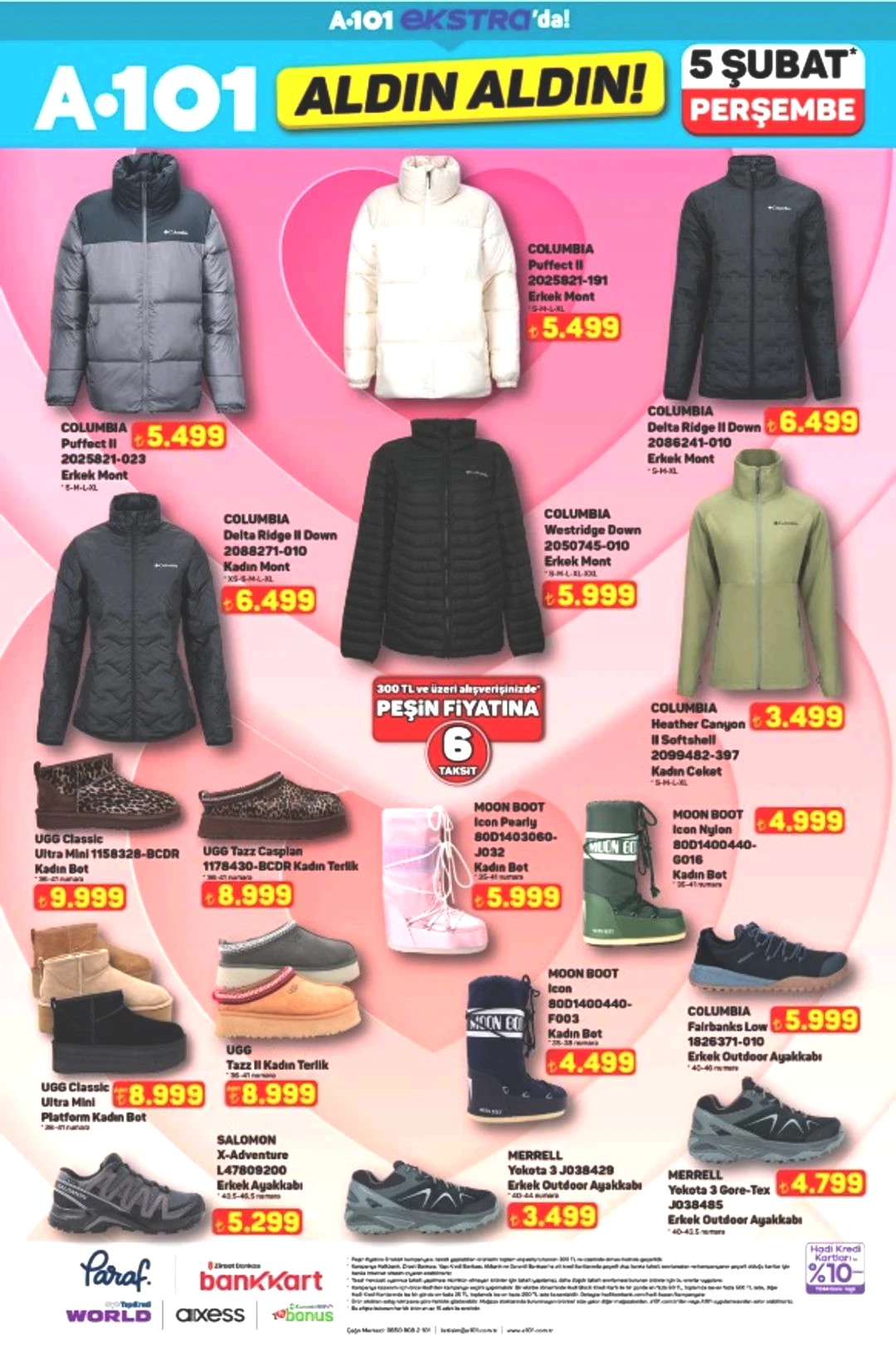 A101'e Columbia montlar geliyor! 5 Şubat 2026 A101 katalog yayınlandı! 20