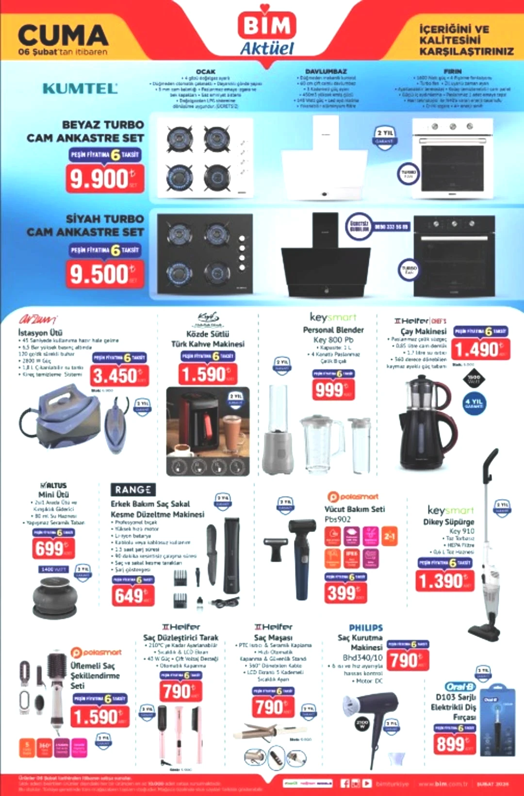 BİM'e Philips saç kurutma makinesi geliyor! 6 Şubat 2026 BİM katalog yayınlandı! 1