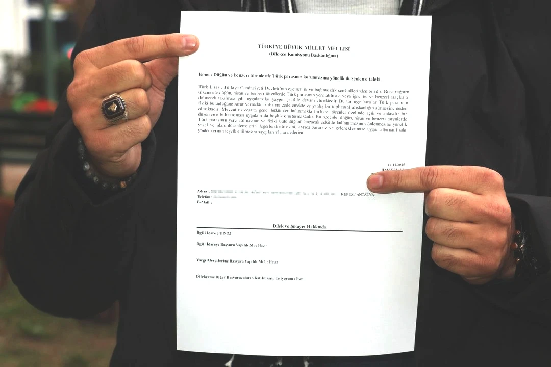 TBMM’ye dilekçe yazdı! Düğünlerdeki o geleneğe ‘ceza uygulansın’ talebi! 2