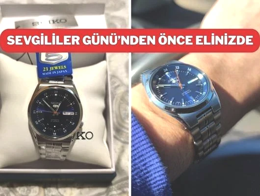 SEİKO saatte Sevgililer Günü'ne özel indirim!