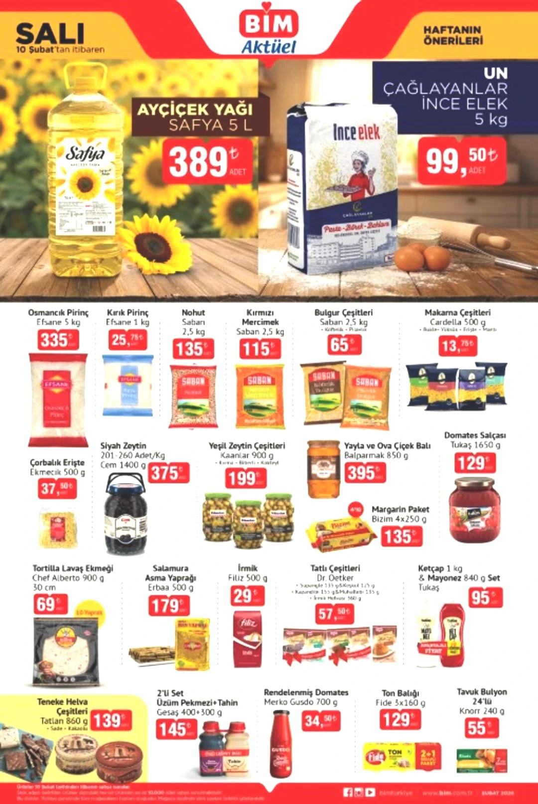 10 Şubat 2026 BİM Aktüel haftanın önerileri kataloğu yayınlandı! 1