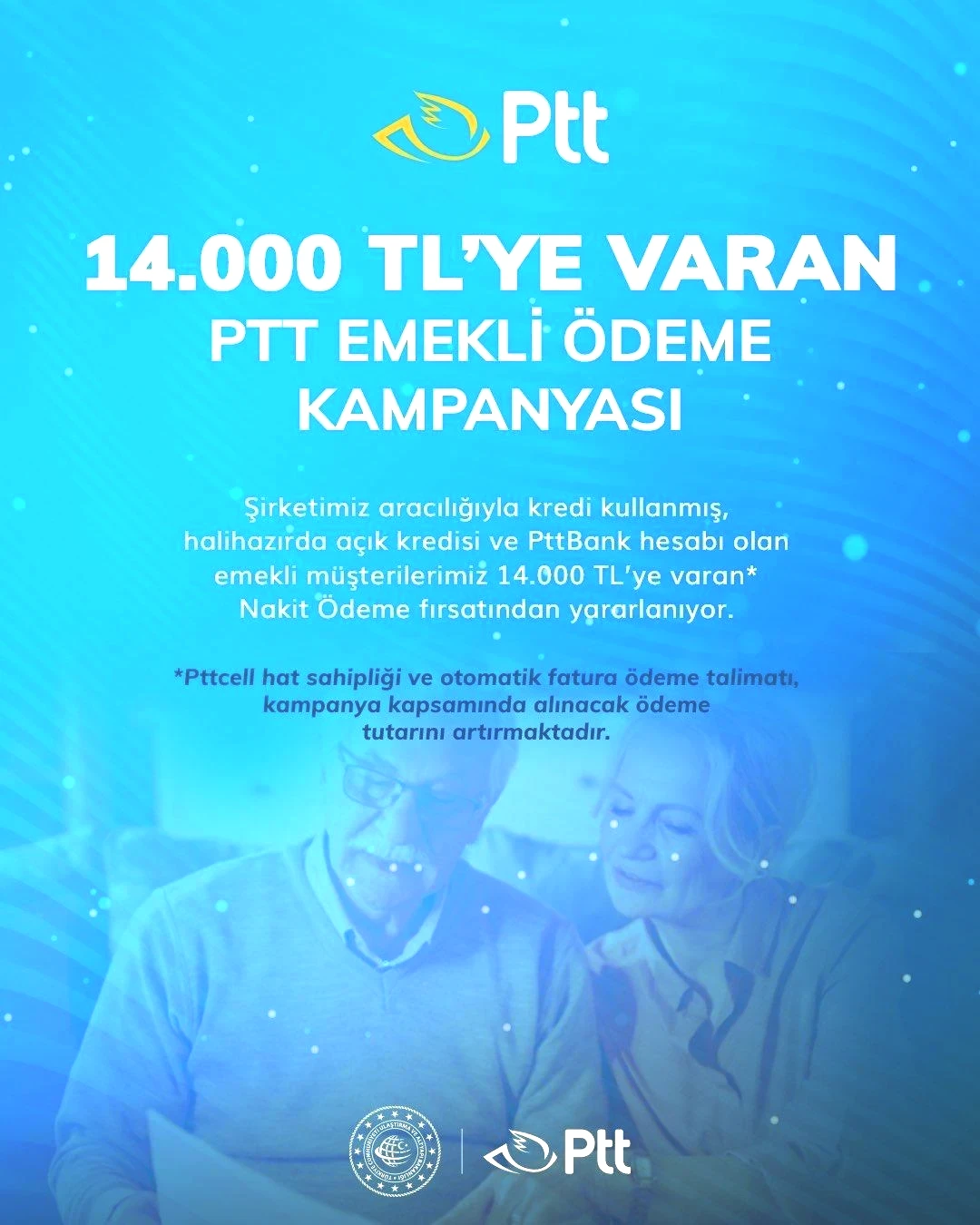 Bakan Uraloğlu duyurdu! PTT den emeklilere 14 bin liraya varan nakit desteği 2