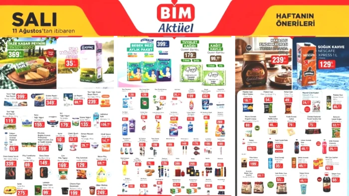 BİM'den 11 Ağustos'a Özel Aktüel Ürün Fırsatları! Kaçırmayın!