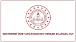 2026-2027 Ücretli Öğretmenlik Başvuruları Açıldı! İşte Başvuru Şartları ve Detaylar