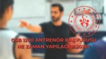 Gençlik ve Spor Bakanlığı 1200 Antrenör Alımı! İşte Başvuru Süreci ve Gereken Şartlar