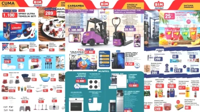 BİM'de Bu Hafta! Temizlik Seti, Akülü Forklift ve 3'ü 1 Arada Su Sebili Fırsatları! 