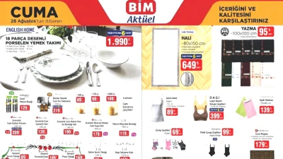 BİM 28 Ağustos 2026'da Kaçırılmayacak Aktüel Ürünler!