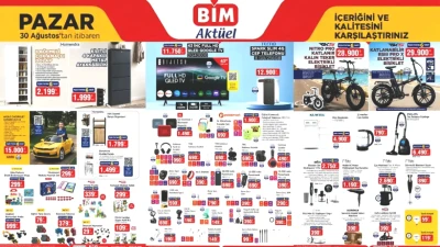 BİM'in 30 Ağustos 2026 Aktüel Ürünleriyle İlgili Tüm Detaylar Burada! 