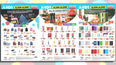 A101 24 Ağustos 2026 Aktüel Kırtasiye Fırsatları! En Yeni Ürünler Burada!