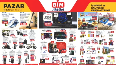 BİM 13 Eylül 2026'da Kaçırılmayacak Aktüel Ürünler!