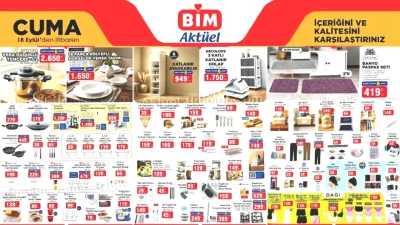 BİM 18 Eylül 2026 Aktüel Ürünler: Kaçırılmayacak Fırsatlar!