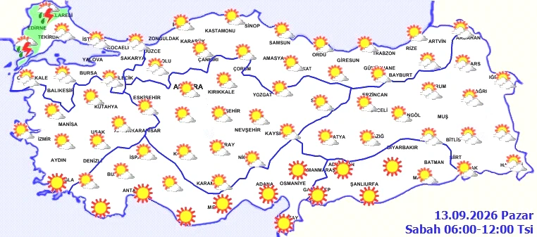 Meteoroloji uyardı: İstanbul dahil birçok ilde sağanak bekleniyor! İşte il il hava durumu - Resim : 1