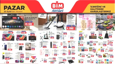 BİM'de Alışveriş Keyfi! 20 Eylül 2026 Aktüel Ürünler Listesi Hangilerini Kaçırmamalısınız?