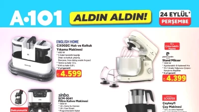 A101'de 24 Eylül’de Sizi Bekleyen Şaşırtıcı Aktüel Ürünler!