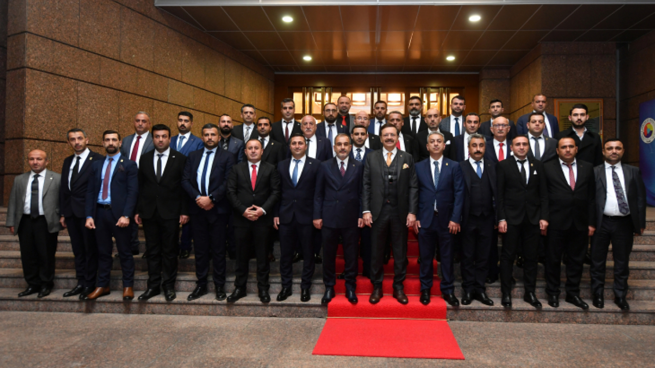 ETSO Yönetimi, TOBB Başkanı Rifat Hisarcıklıoğlu'nu Ziyaret Etti