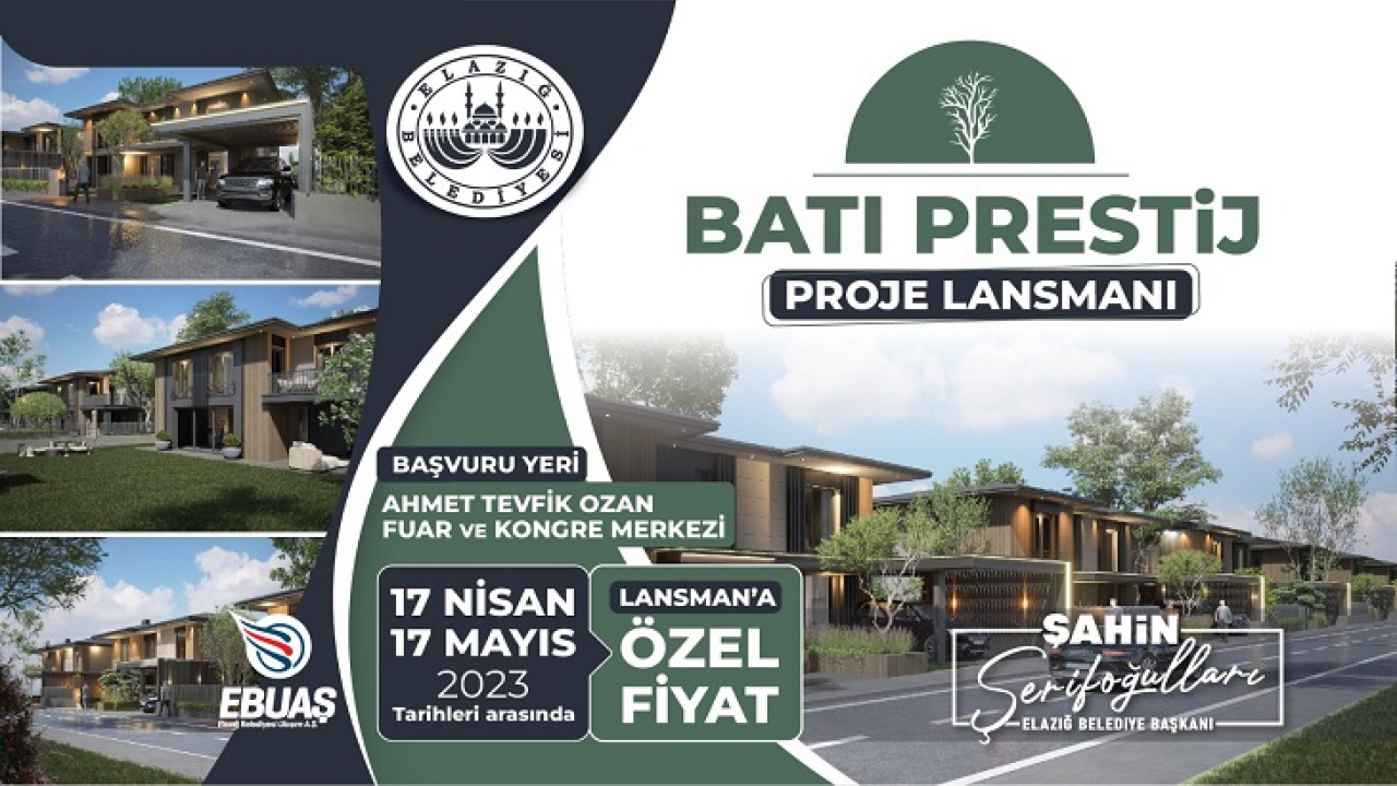 Batı Prestij Konutları'nın Satışı Başladı