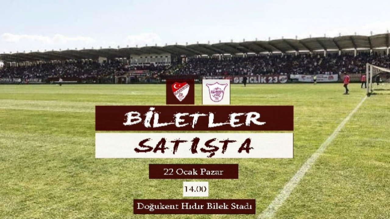 Elazığspor - Yomraspor maçının biletleri satışa çıkarıldı
