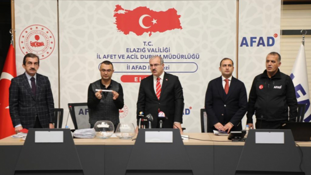 Elazığ'da 210 Hak Sahibi İçin Çekilen Kuranın İsim Listesi Açıklandı