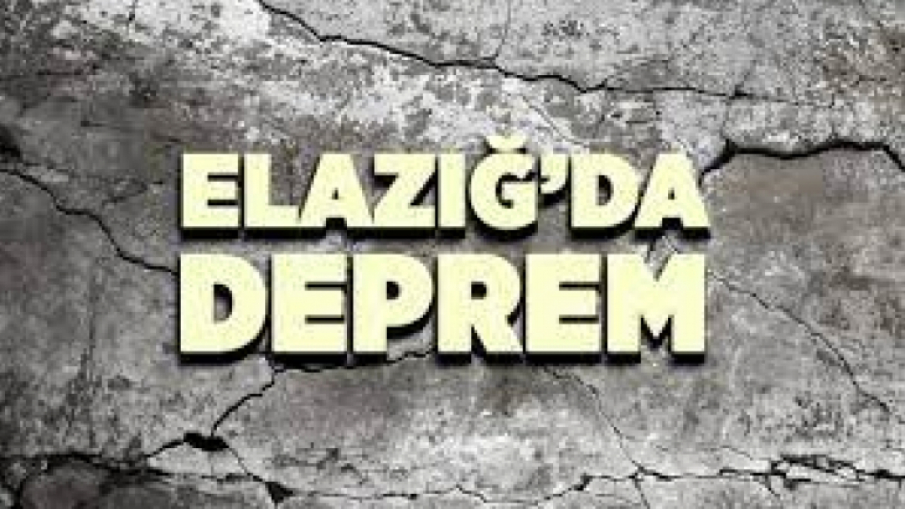 Elazığ'da 4.2 büyüklüğünde deprem meydana geldi