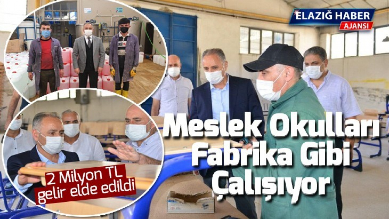 Meslek Okulları Fabrika Gibi Çalışıyor