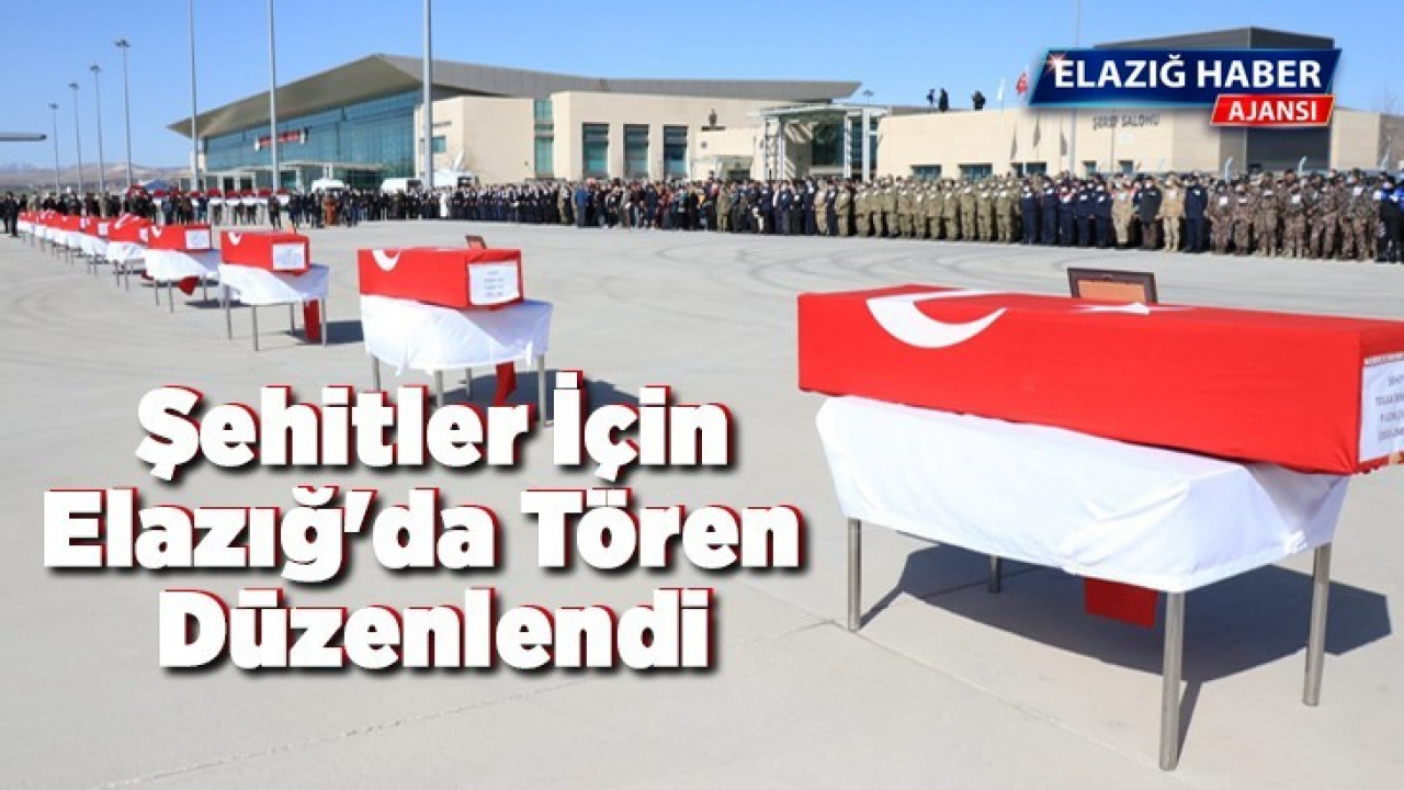 Şehitler İçin Elazığ'da Tören Düzenlendi