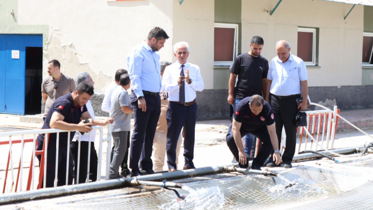 Milletvekili Nazırlı, Su Üretim Tesislerini Ziyaret Etti