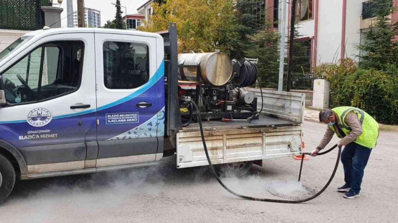 Elazığ'da larva ile mücadele çalışmaları sürüyor