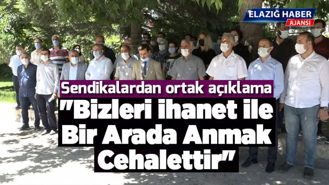 Üç Sendikadan ortak açıklama