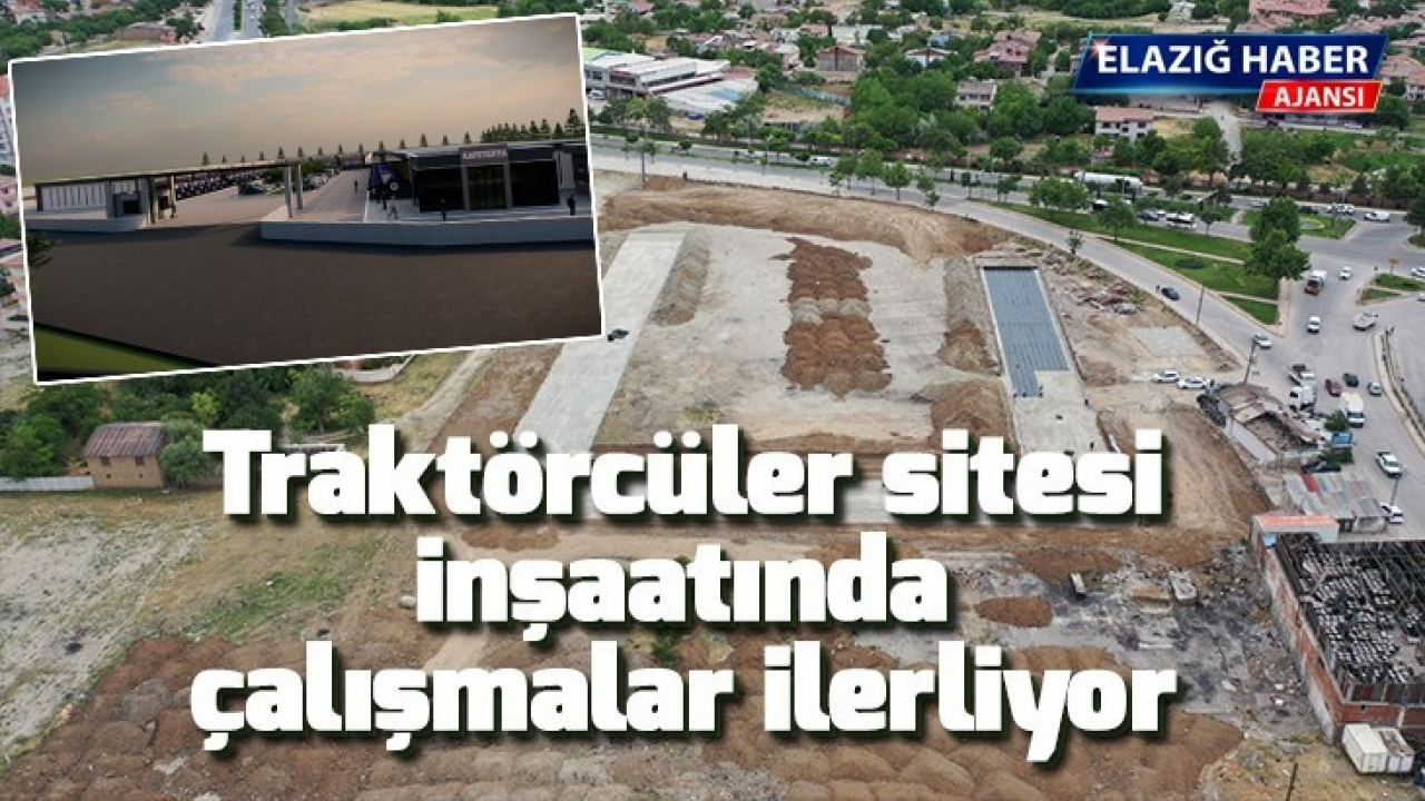 Traktörcüler sitesi inşaatında çalışmalar ilerliyor