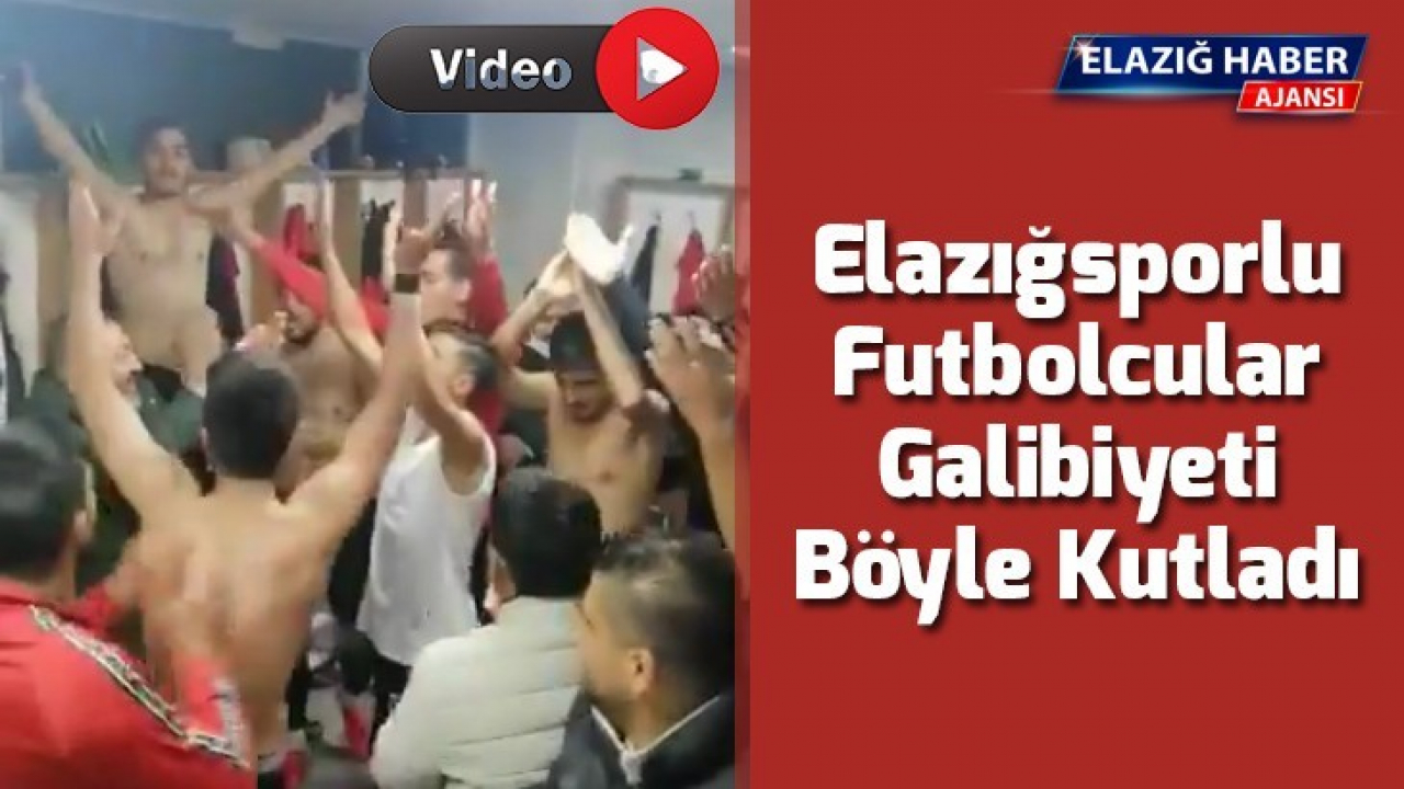 Elazığsporlu Futbolcular Galibiyeti Böyle Kutladı