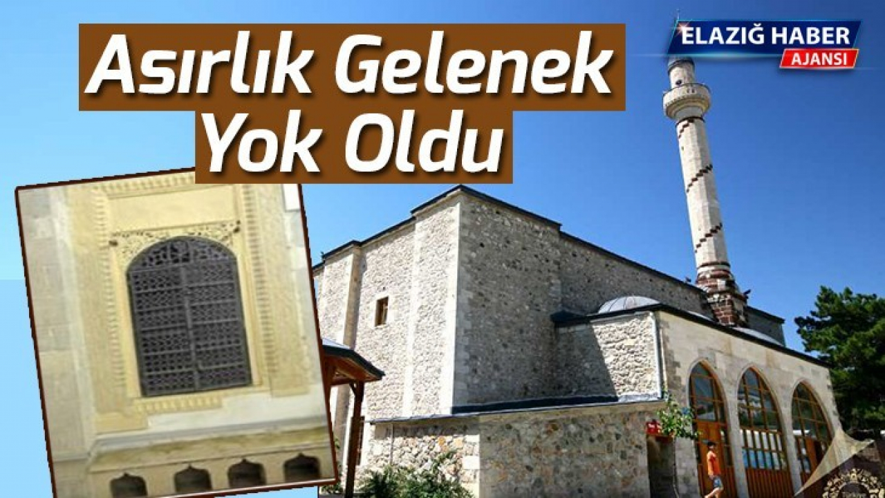 Asırlık Gelenek Yok Oldu