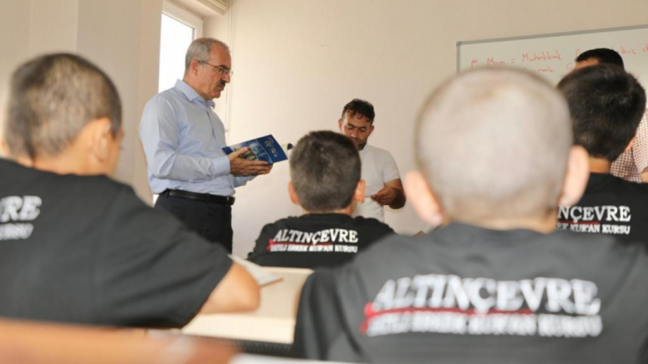 Vali Toraman Altınçevre Kur'an Kursunu Ziyaret Etti