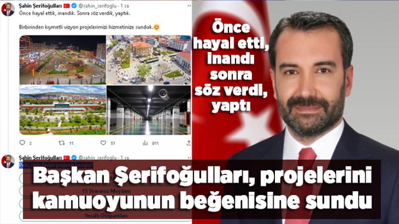 Önce hayal etti, inandı sonra söz verdi, yaptı