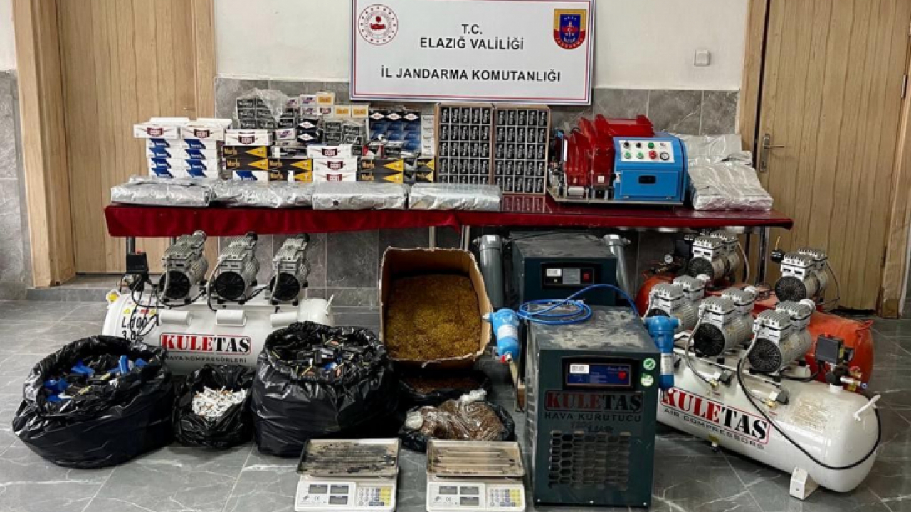Jandarmadan kaçak sigara operasyonu