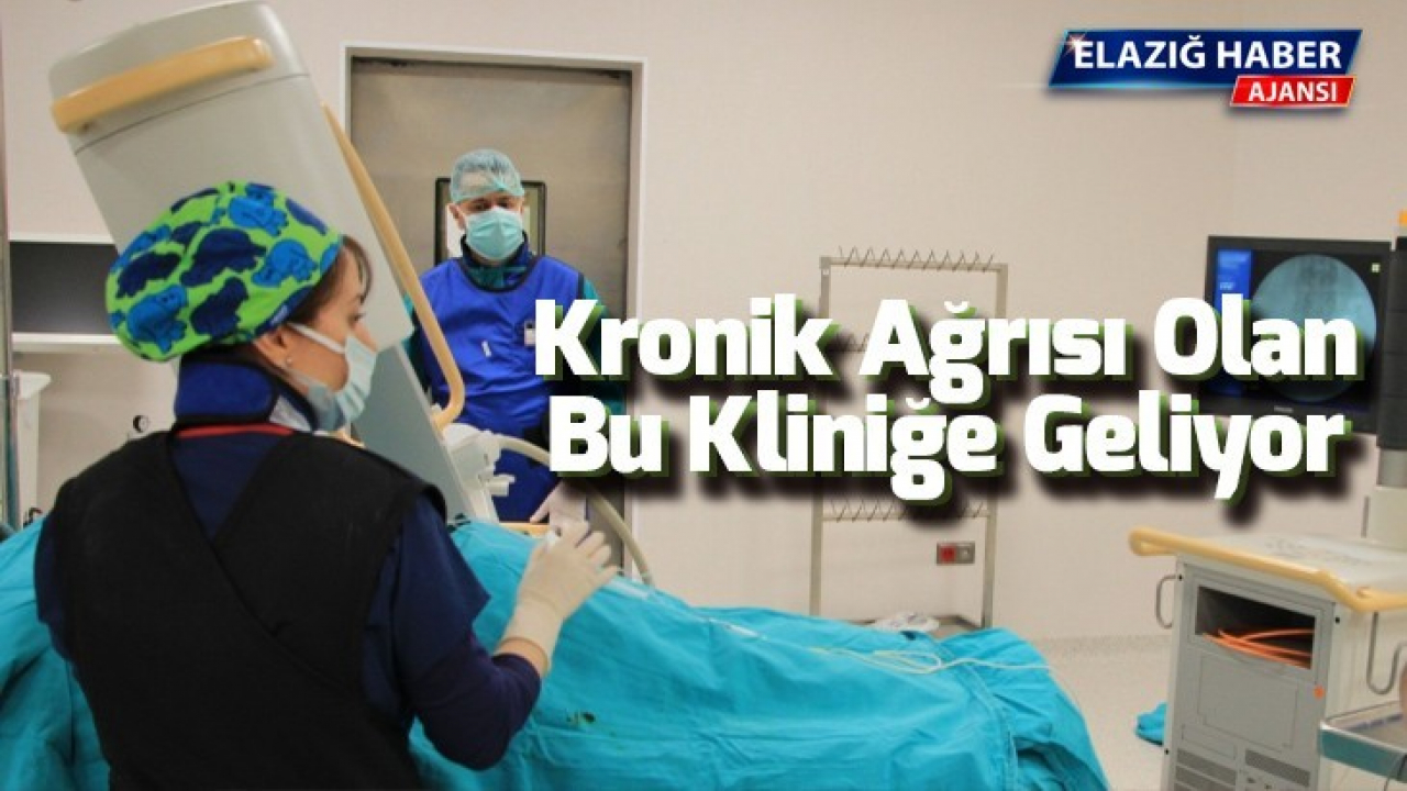 Kronik ağrısı olan bu kliniğe geliyor