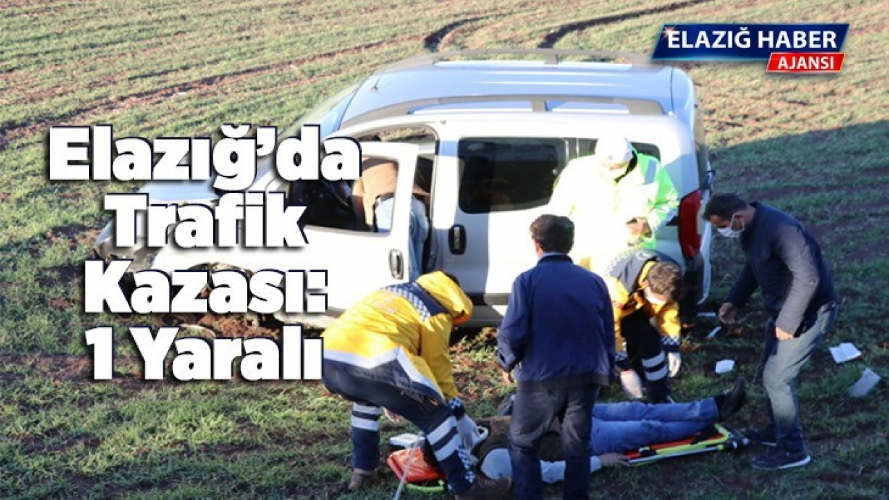 Otobüse Çarpan Ticari Araç Tarlaya Savruldu: 1 Yaralı