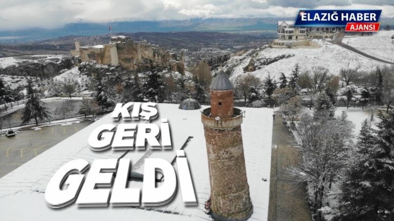 Elazığ'da kar yağışı