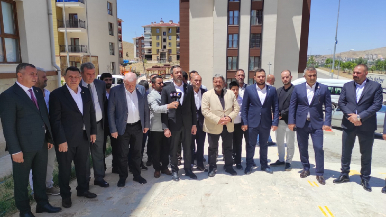 MHP Deprem Bölgesi İnceleme Heyeti Elazığ'da