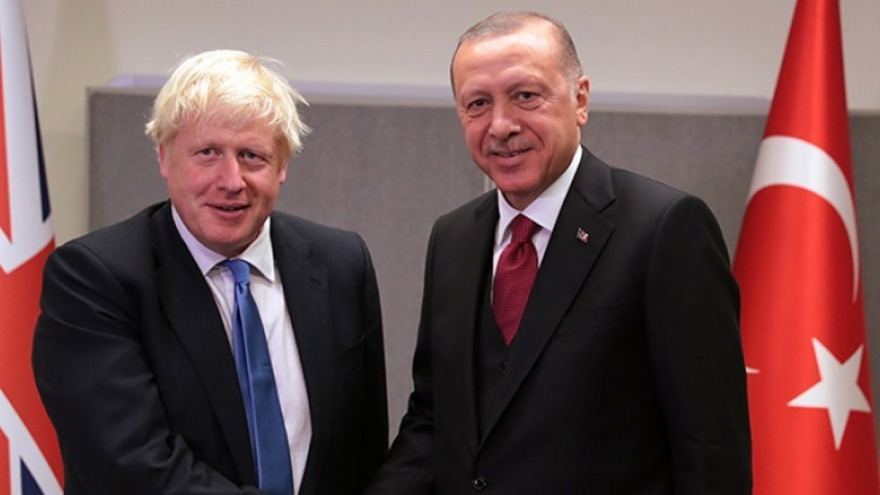 Cumhurbaşkanı Erdoğan, İngiltere Başbakanı Johnson ile görüştü