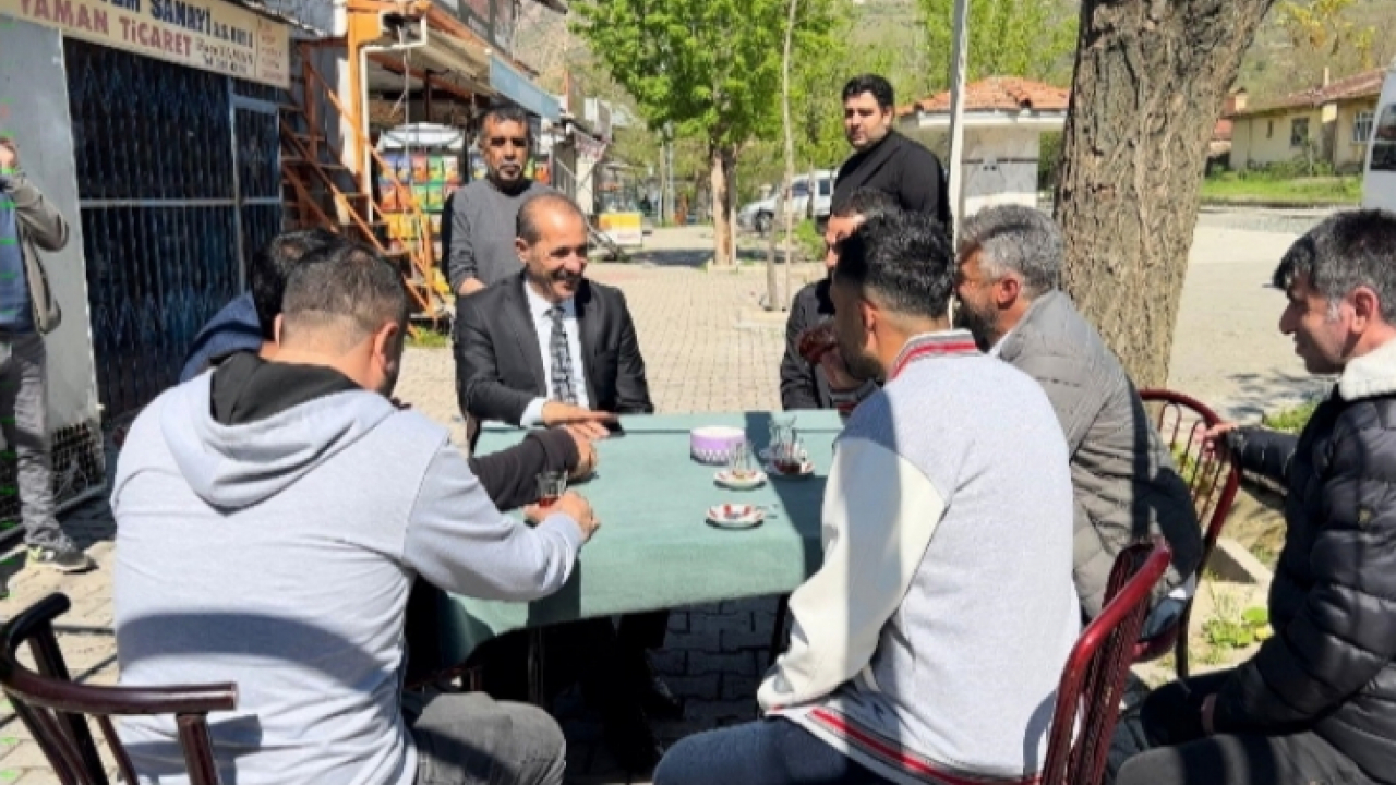 Bağımsız Milletvekili Adayı Prof. Dr. Bilal Çoban, Palu'da Temaslarda Bulundu