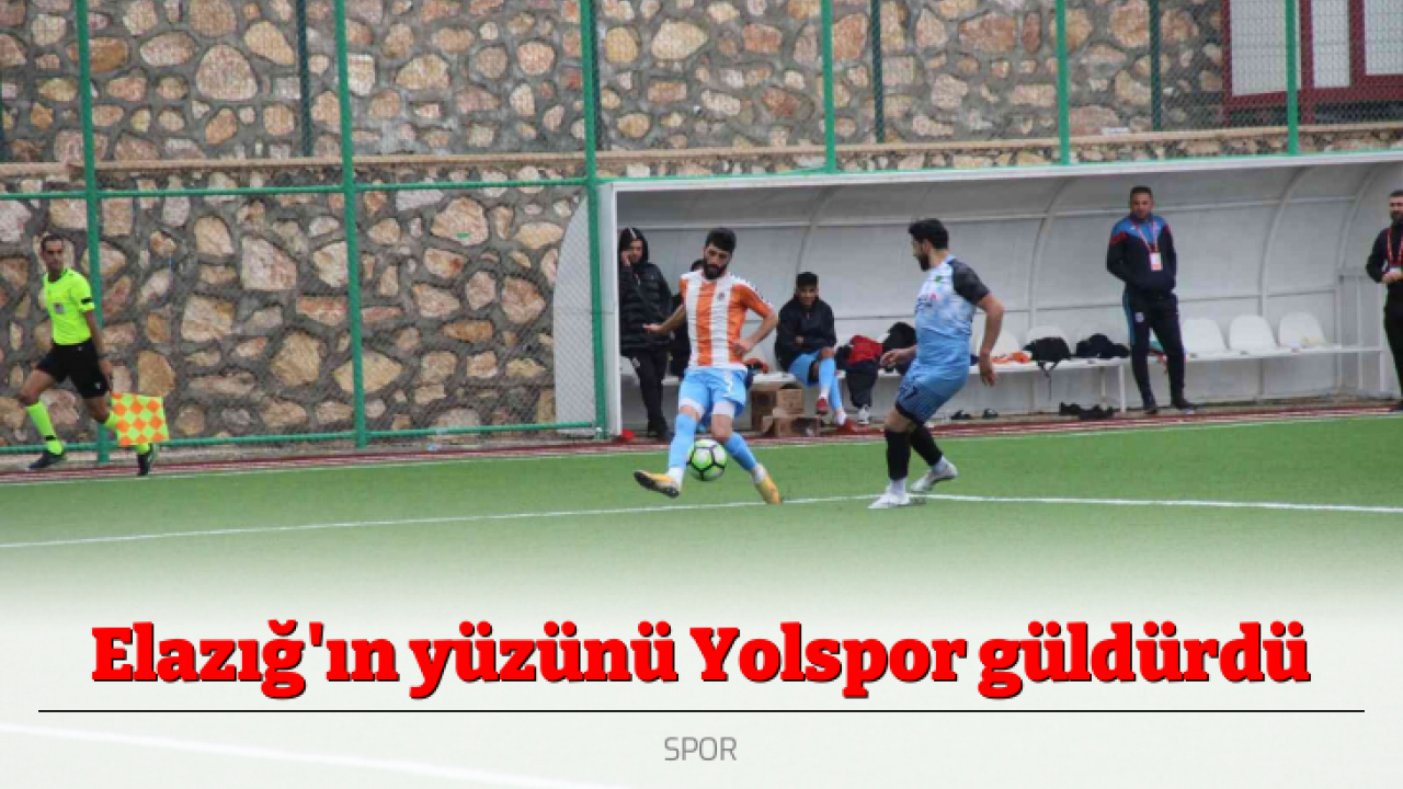 Elazığ'ın yüzünü Yolspor güldürdü