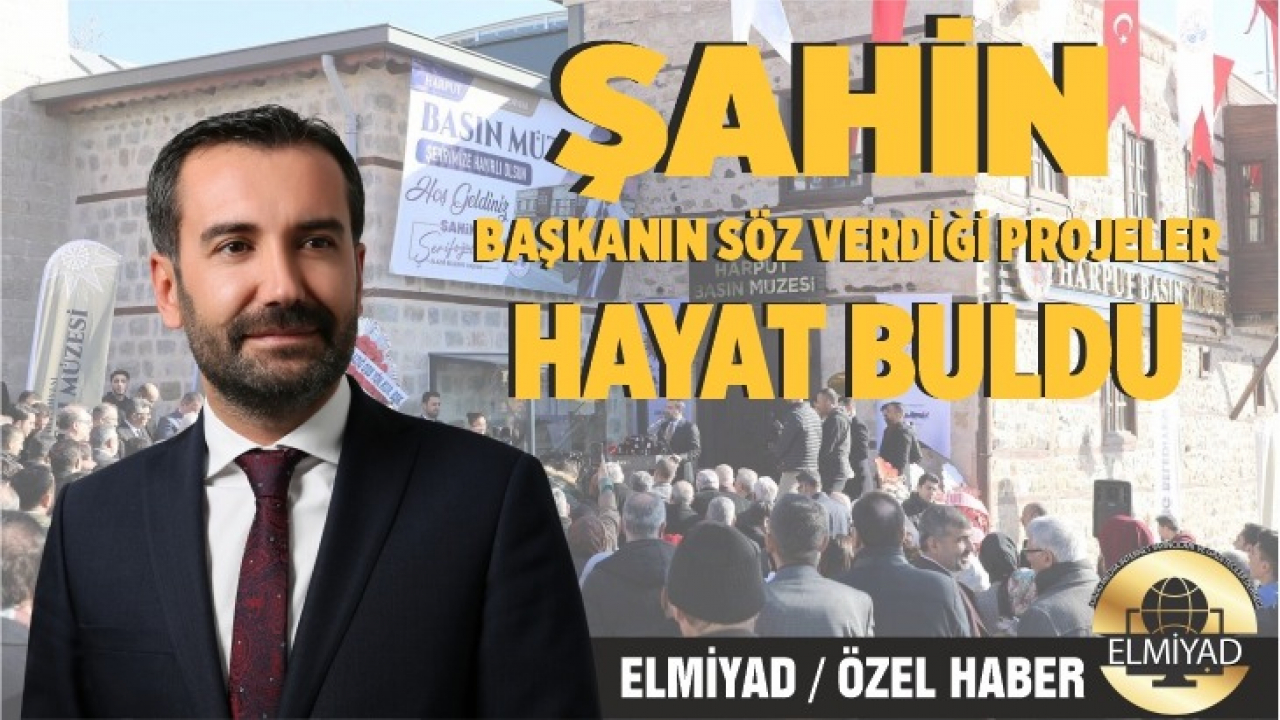 Şahin Başkan'ın söz verdiği projeler hayat buldu