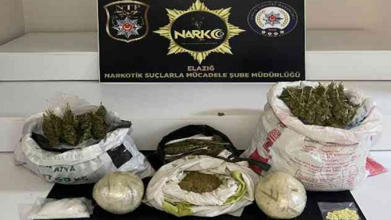 Elazığ'da uyuşturucu operasyonu: 1 Gözaltı