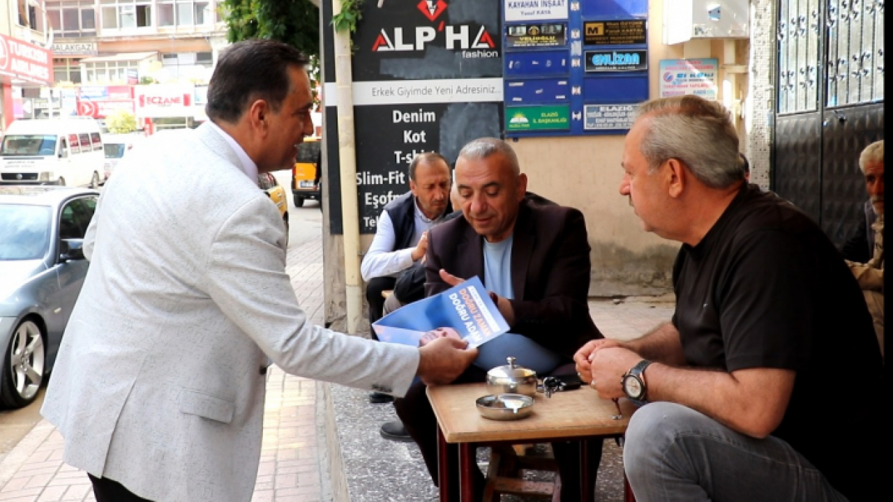 Av. Aziz Dinç, Cumhurbaşkanı Erdoğan'a Destek İçin Elazığ'ı Adım Adım Geziyor