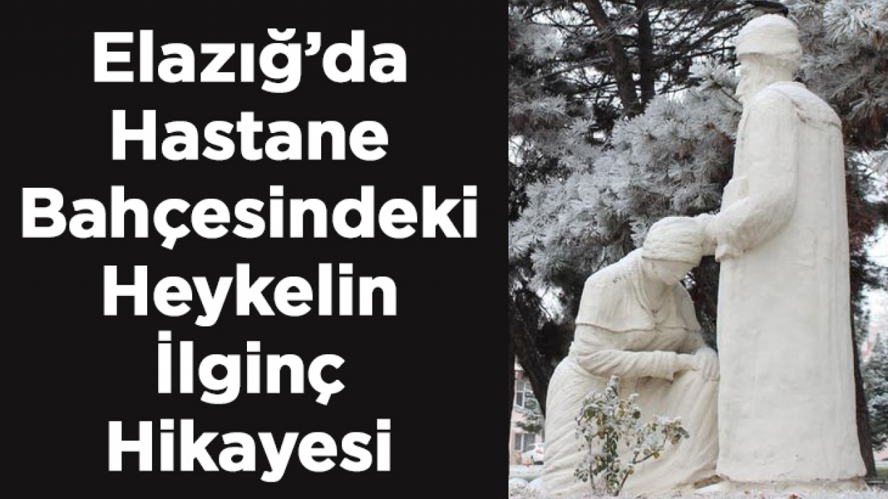 Elazığ'da Hastane Bahçesindeki Heykelin İlginç Hikayesi