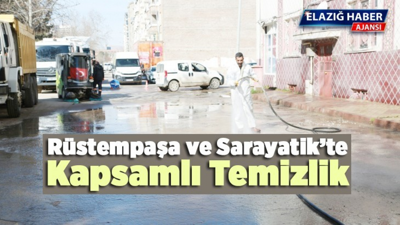 Rüstempaşa ve Sarayatik Mahallellerinde Kapsamlı Temizlik