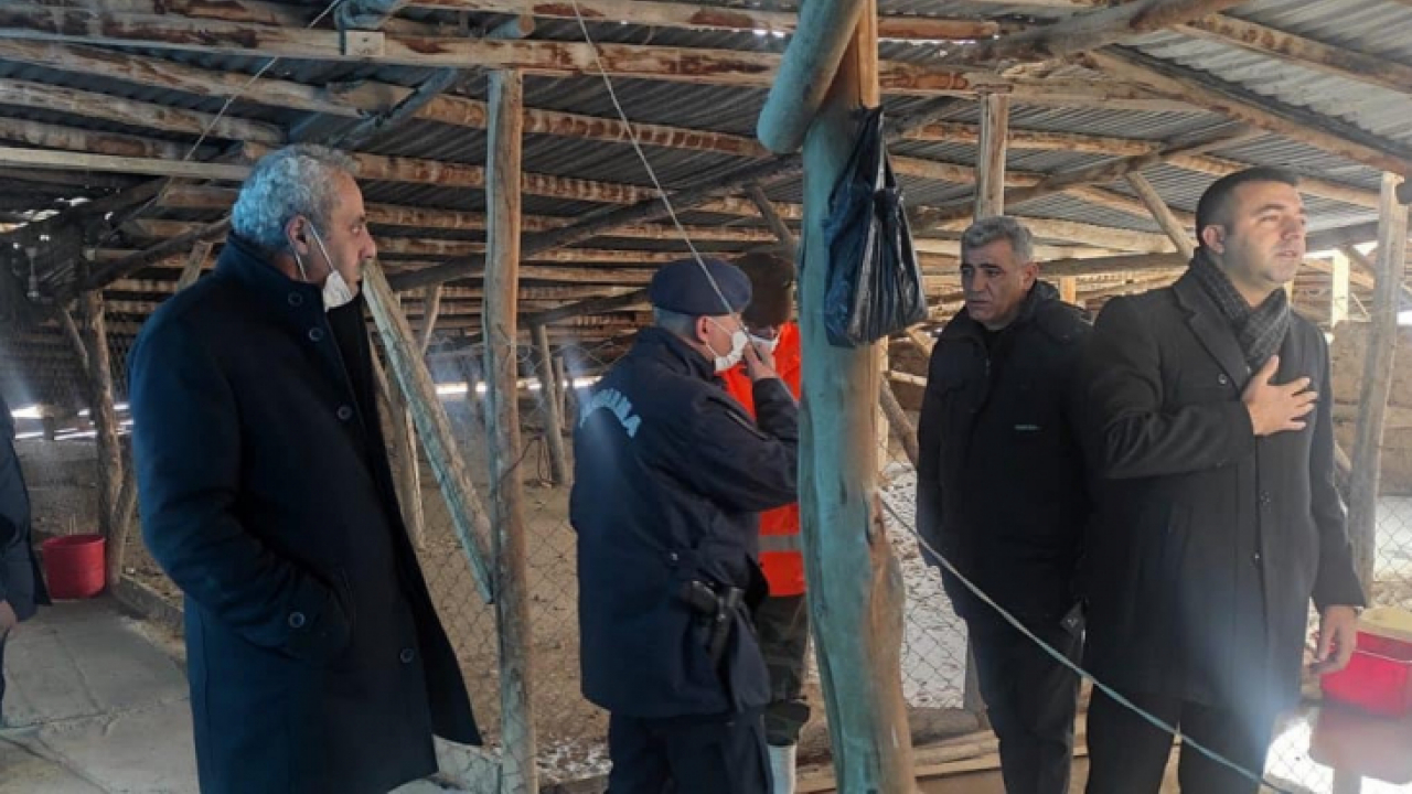 Elazığ'da evin çatısı biriken kar nedeniyle çöktü